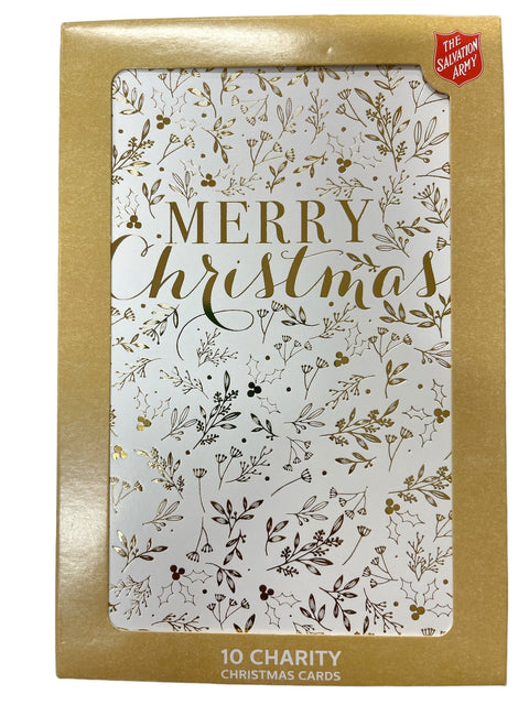 CHRISTMAS CARDS ELEGANT 10 pack  - SALVATION ARMY
