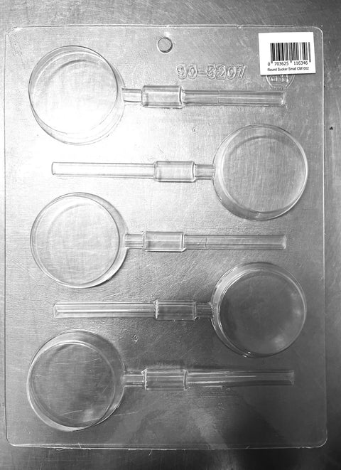 LOLLIPOP SMALL CHOCOLATE MOULD 5 cavity - Whip It Up Cake Supplies