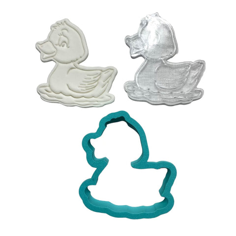 DUCK EMBOSSED COOKIE STAMP & CUTTER SET - Whip It Up Cake Supplies