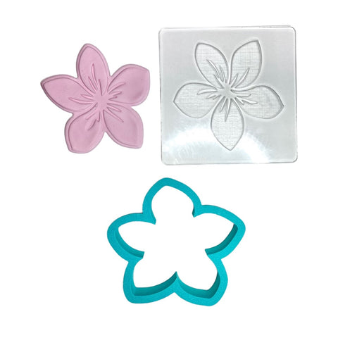 FRANGIPANI - RAISE IT UP COOKIE STAMP & CUTTER SET - Whip It Up Cake Supplies