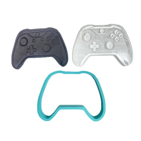 XBOX CONTROLLER EMBOSSED COOKIE STAMP & CUTTER SET - Whip It Up Cake Supplies