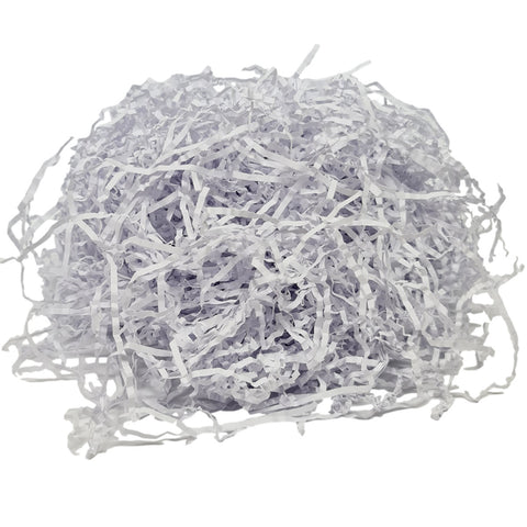 WHITE SHREDDED PAPER 500g - Whip It Up Cake Supplies