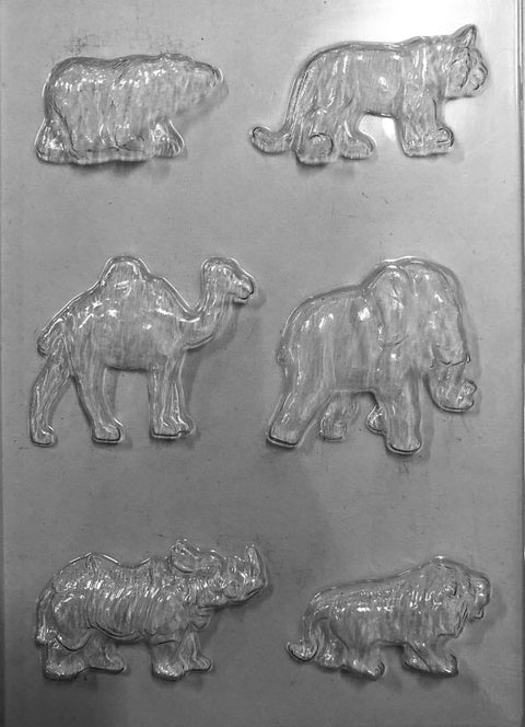 JUNGLE ANIMAL CHOCOLATE MOULD - Whip It Up Cake Supplies