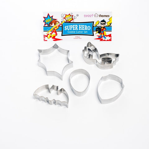 SUPER HERO COOKIE CUTTER SET - Whip It Up Cake Supplies