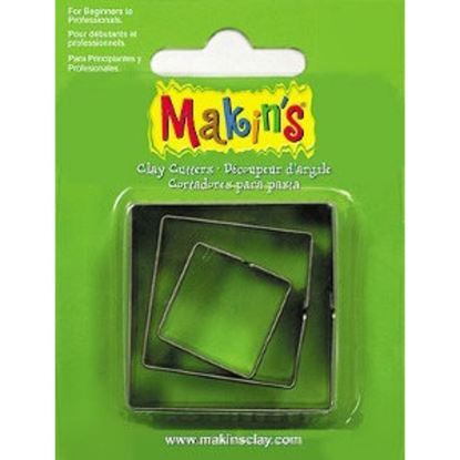 MAKINS SQUARE CUTTERS x 3 - Whip It Up Cake Supplies