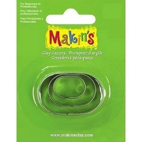 MAKINS OVAL CUTTERS x 3 - Whip It Up Cake Supplies