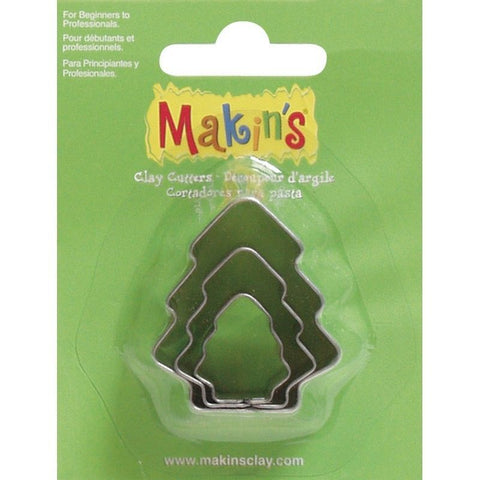 MAKINS CHRISTMAS TREE CUTTERS SET of 3