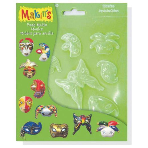 MASK PUSH MOULD by MAKINS - Whip It Up Cake Supplies