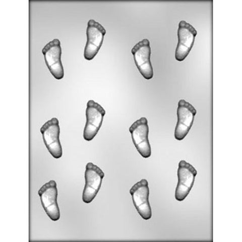 FOOT PRINT CHOCOLATE MOULD x 12 - Whip It Up Cake Supplies