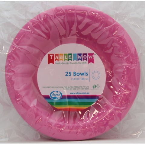 MAGENTA BOWLS 25pk - Whip It Up Cake Supplies