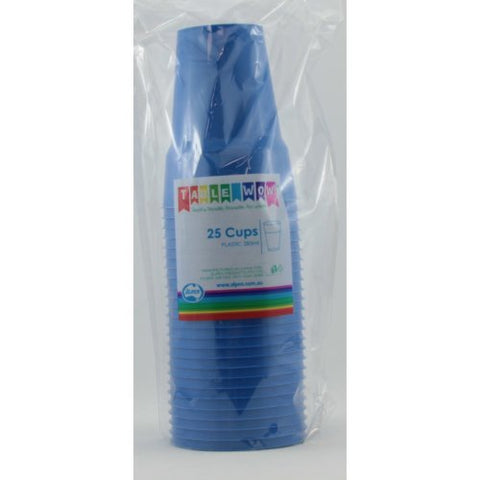 ROYAL BLUE DRINKING CUPS 25pk - Whip It Up Cake Supplies