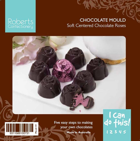 SOFT CENTERED CHOCOLATE ROSES - Whip It Up Cake Supplies