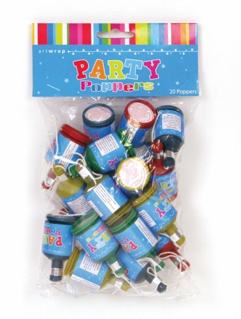 PARTY POPPERS 25pk