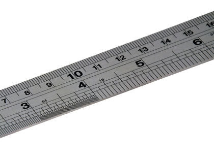 RULER STAINLESS STEEL 18" - Whip It Up Cake Supplies