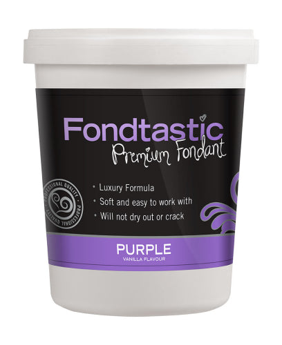 PURPLE MONDO FONDTASTIC FONDANT 908g - Whip It Up Cake Supplies