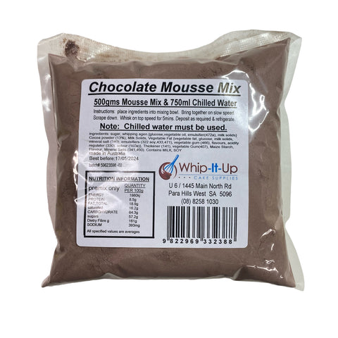 CHOCOLATE MOUSSE MIX 500GMS