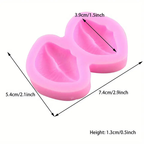 LIPS SILICON MOULD x 2 cavity - Whip It Up Cake Supplies