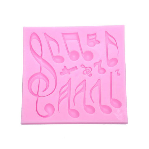 MUSIC NOTES SILICON MOULD - Whip It Up Cake Supplies